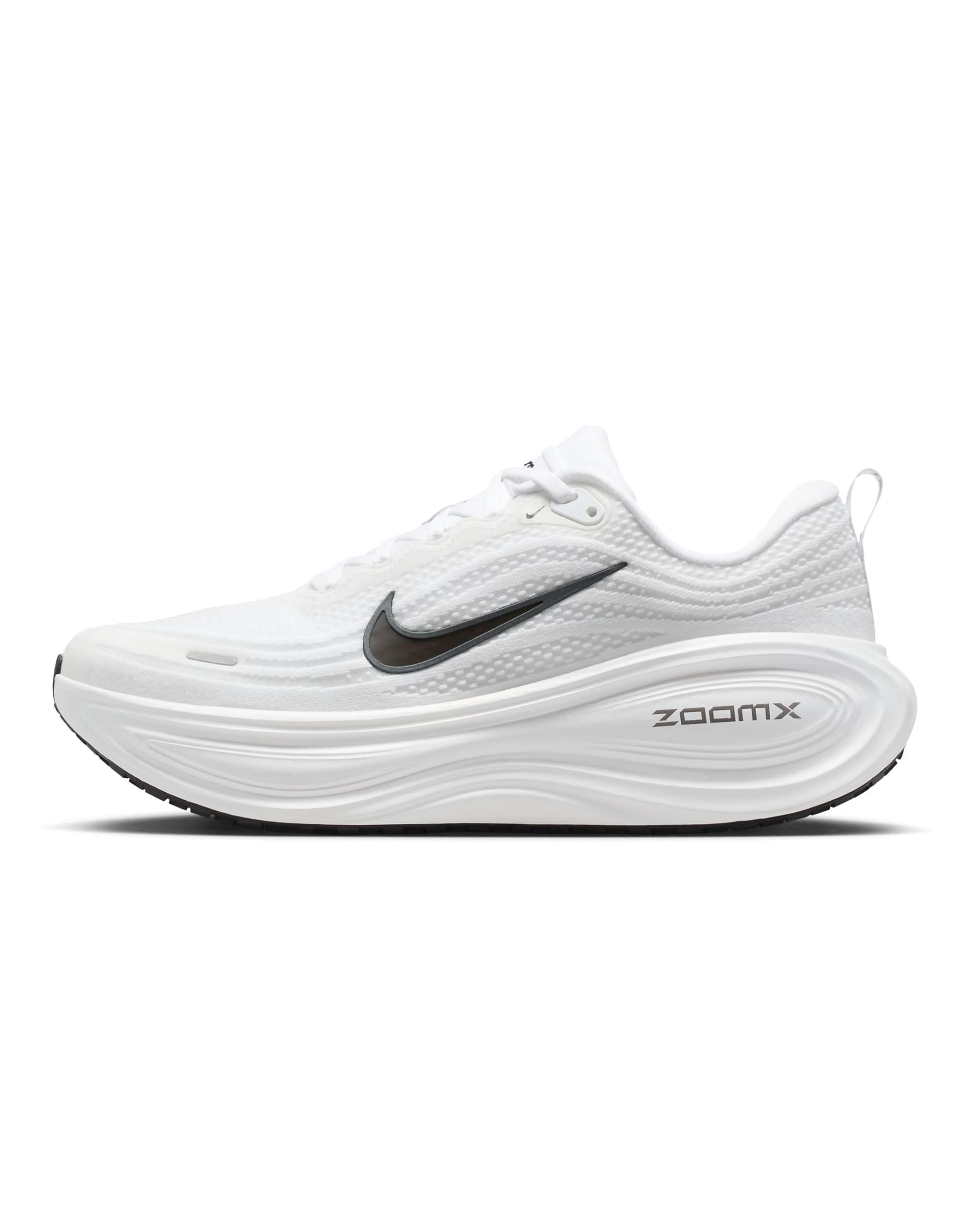 Nike Vomero Plus sneakers in white and metallic gray