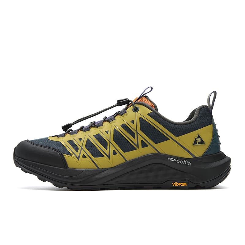 FILA WOLF 2+ Snow Wolf Simple Personality Trend Casual Sport Versatile Comfort Wear-Resistant Lightweight Low-Top Outdoor Functional Shoes Men's Green Blue