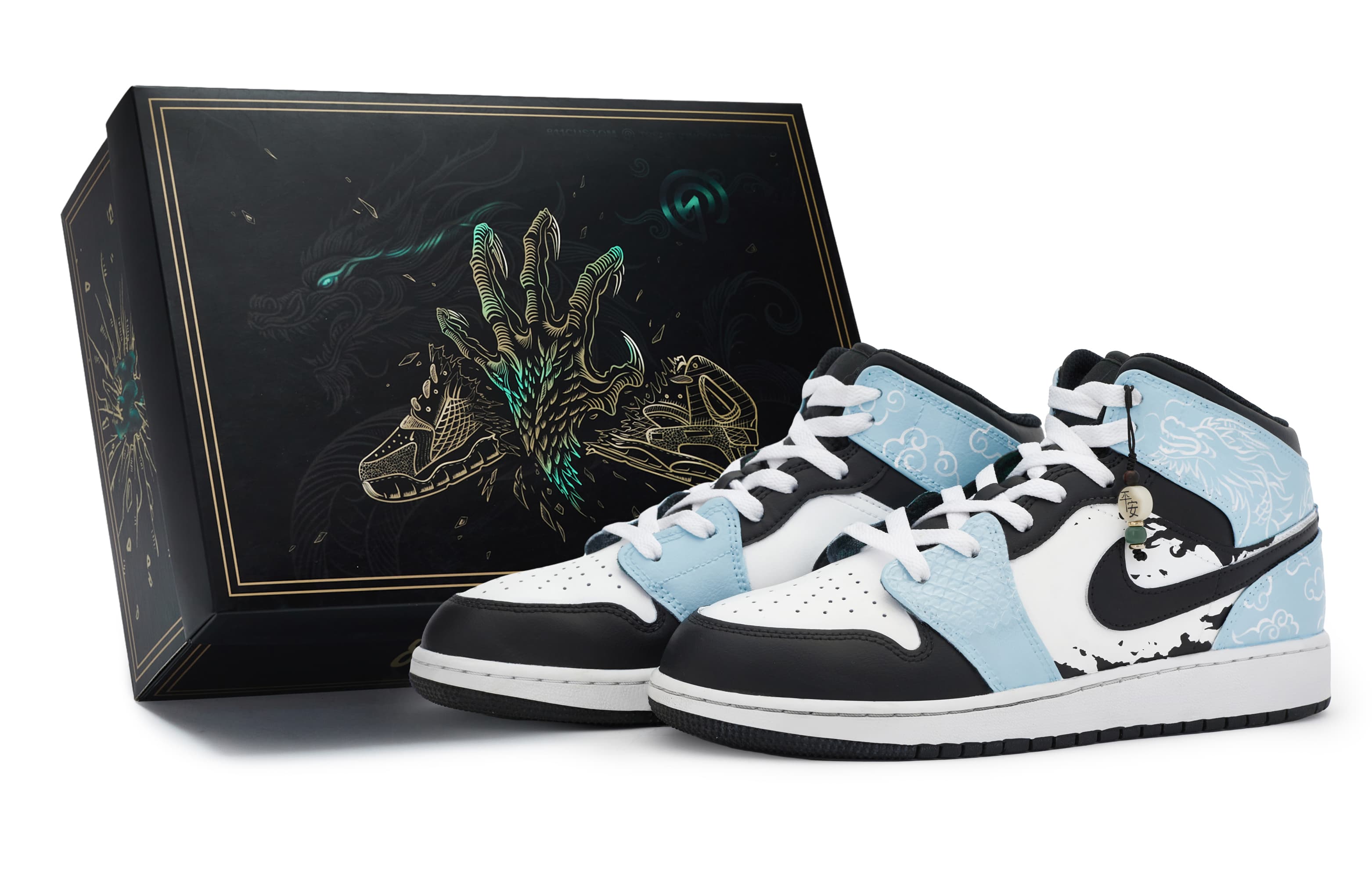 JORDAN Air JORDAN 1 Vintage Basketball Shoes Men High Top Black