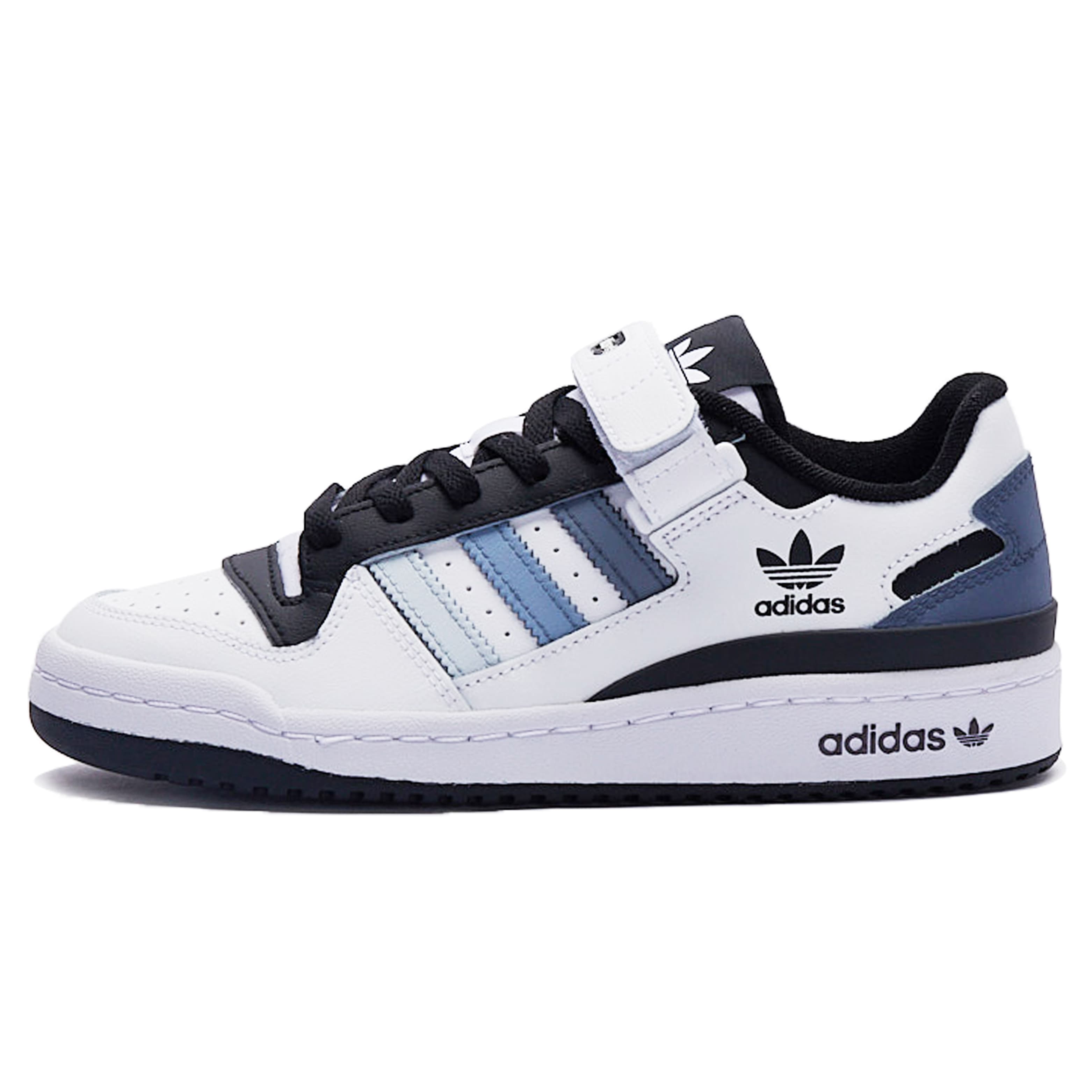 Adidas Originals FORUM Skateboard Shoes Unisex Low-Top White Blue