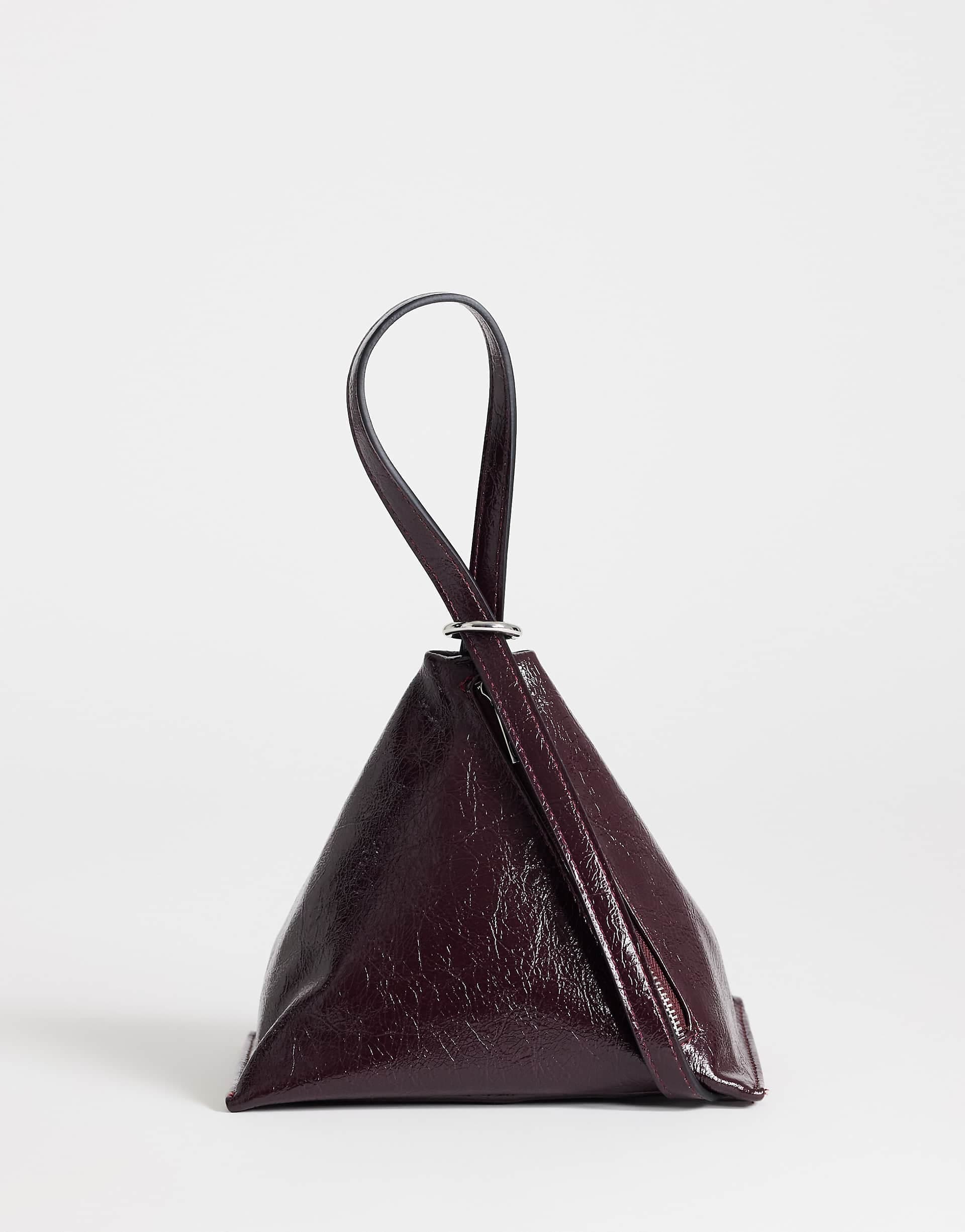 Topshop Arthur small multiway purse in burgundy
