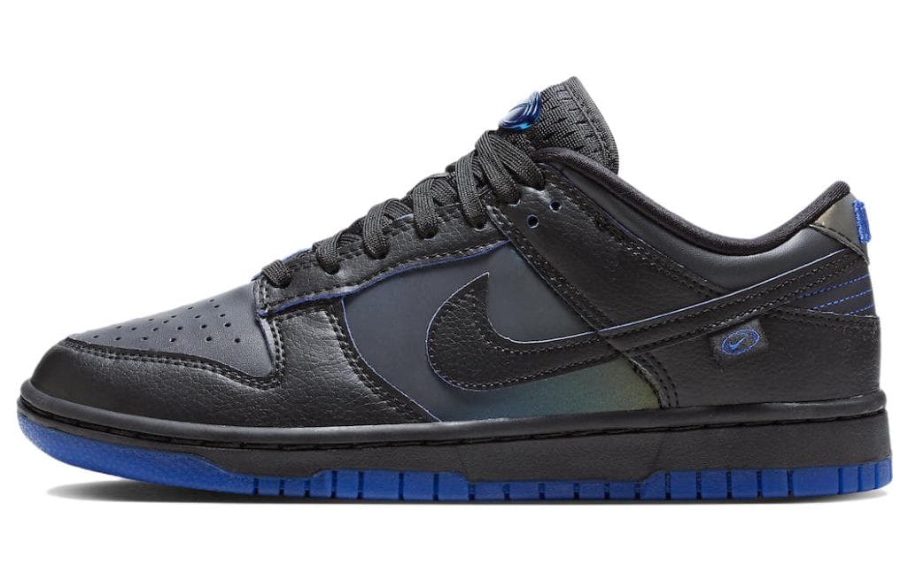 Nike Dunk Low Black Royal Iridescent Women's