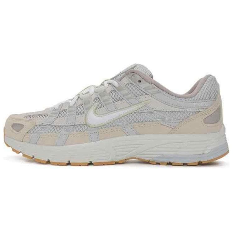 Nike P-6000 Anti-Slip Wear-Resistant Low-Top Running Shoes Women's Gray