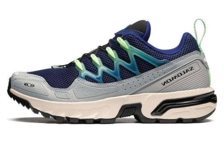 SALOMON ACS + OG Anti-Slip Wear-Resistant Low-Top Casual Shoes Men's Gray Blue