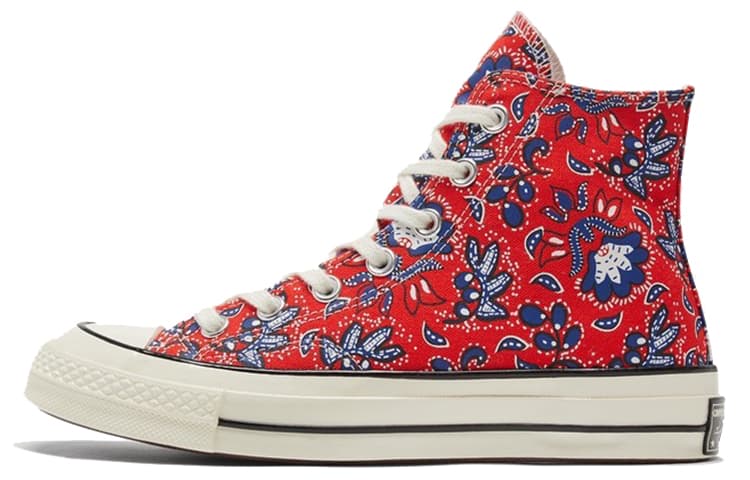 Converse Chuck Taylor All Star 70 Hi Paisley Habanero Red