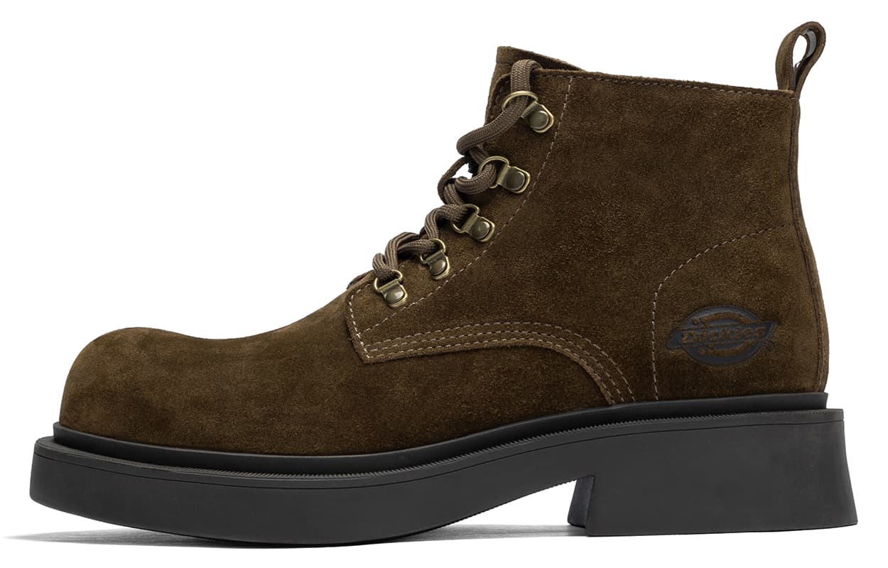 Dickies Short Mid-Calf Martin Boot Men's Dark Coffee