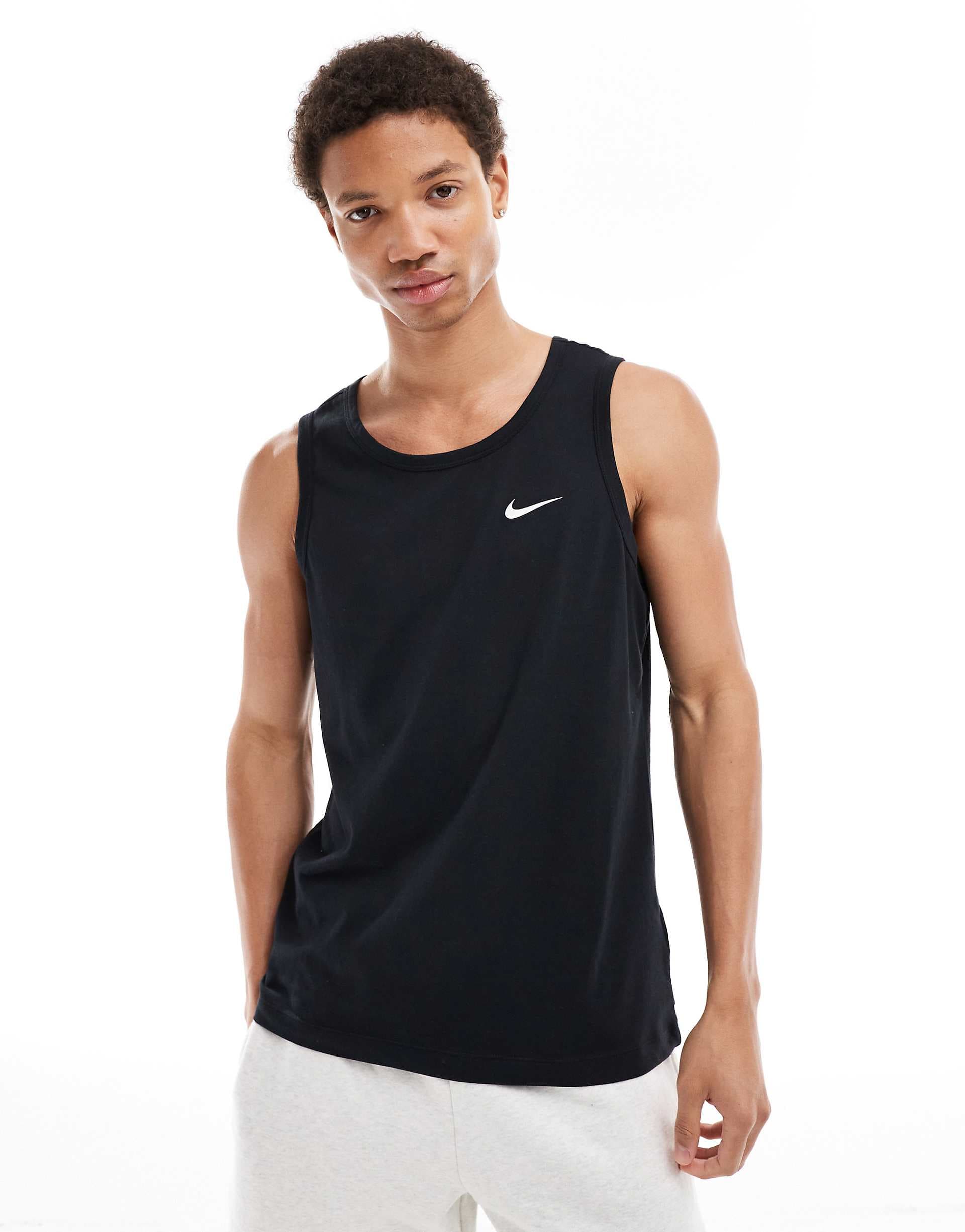 Nike Training Dri-FIT tank in black