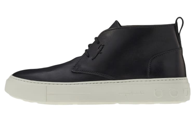 FERRAGAMO GANCINI Ankle Boots Men's Black
