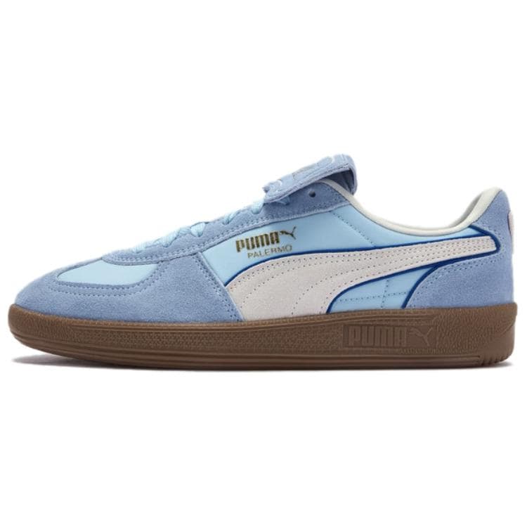 PUMA Palermo PREMIUM NL Versatile Fashion Wear-Resistant Low-Top Sneakers Unisex Blue