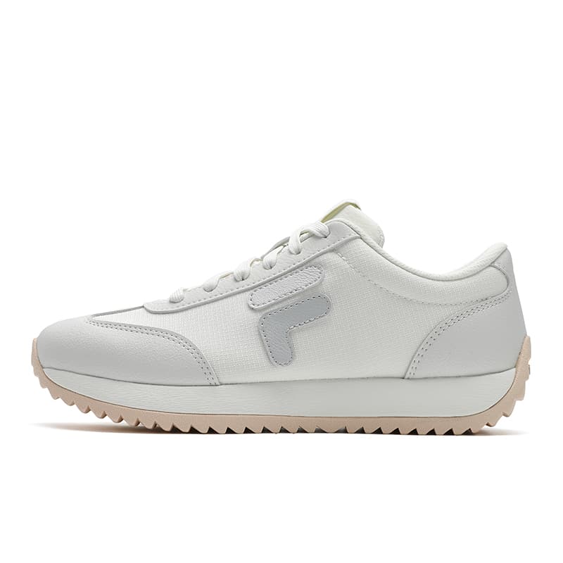 FILA MODERNO 1970 'Roamer' Fashion Versatile Simple Trendy Comfortable Breathable Low-Top Casual Shoes Women's White Grey