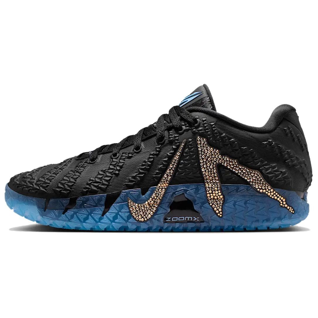 Nike x Swarovski Ja 3 Morant III EP Ja Morant Bling Comfortable Fit Rebound Traction Basketball Shoes Men's Black Blue