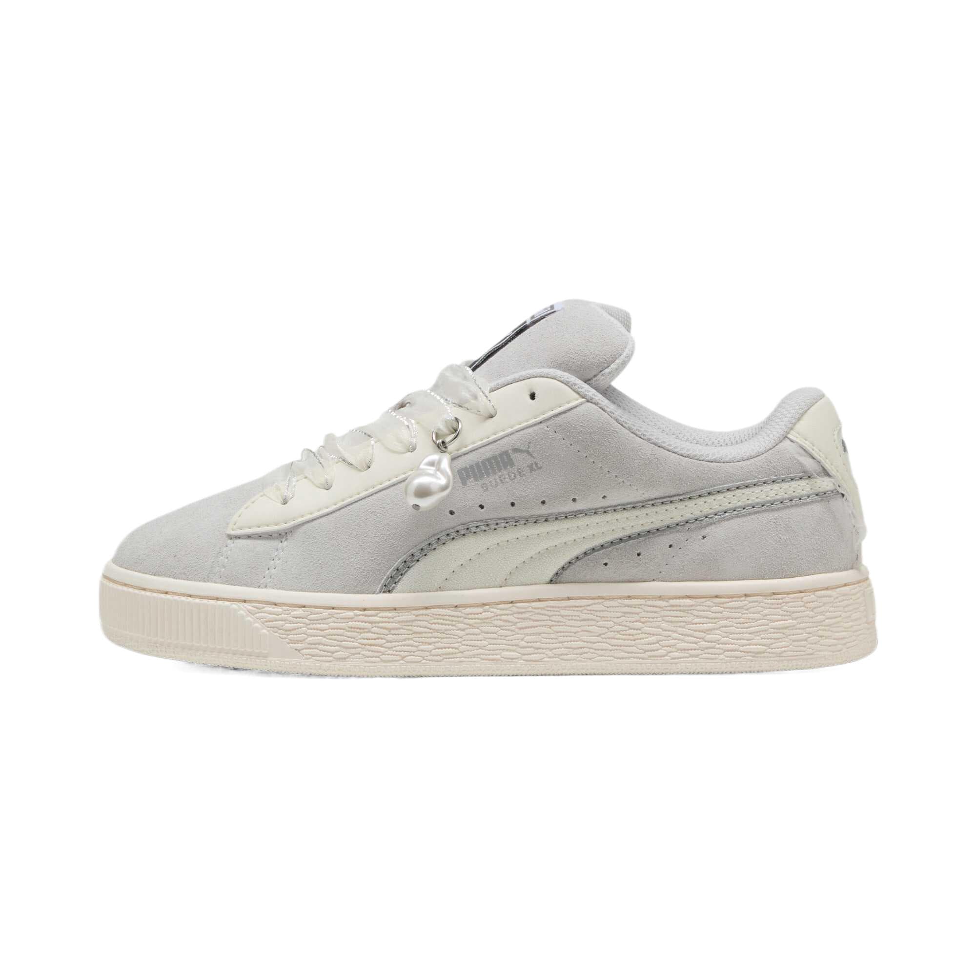 PUMA Comfortable Versatile Durable Lightweight Low-Top Skate Shoes Women's Gray