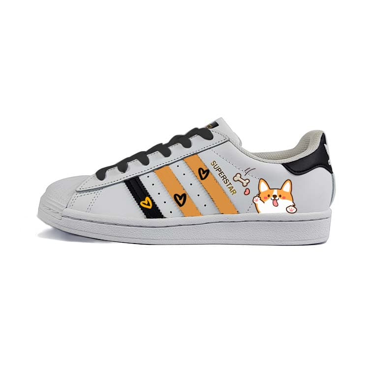 Adidas Originals Superstar Skateboard Shoes Unisex Low-Top White