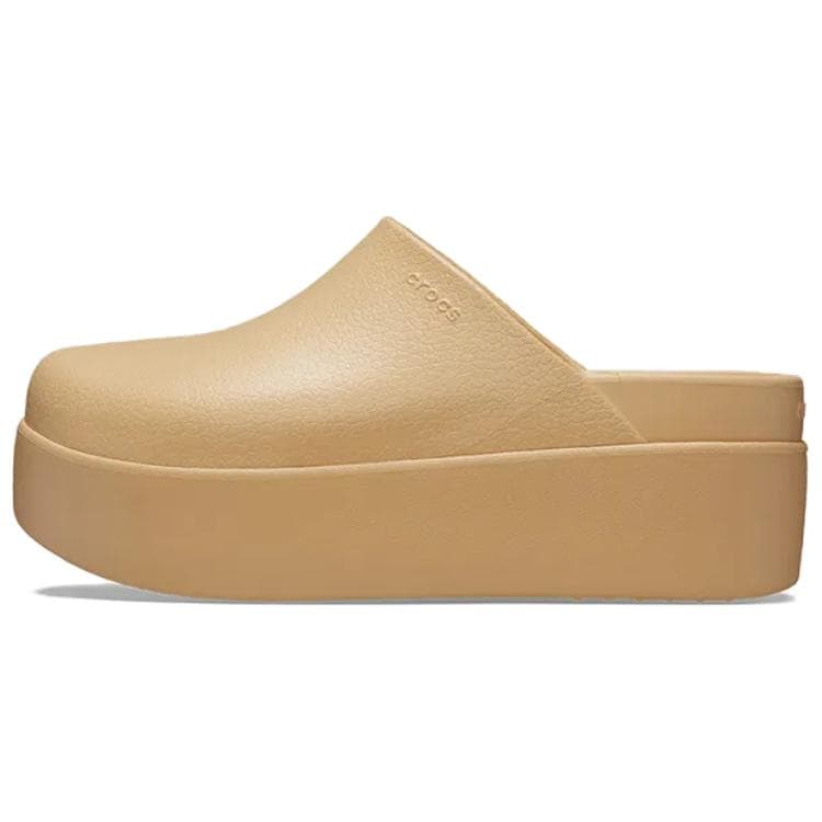 Crocs Chestnut Cloud EVA Anti-Wear Toe Flip-Flops Women's Wheat Gold