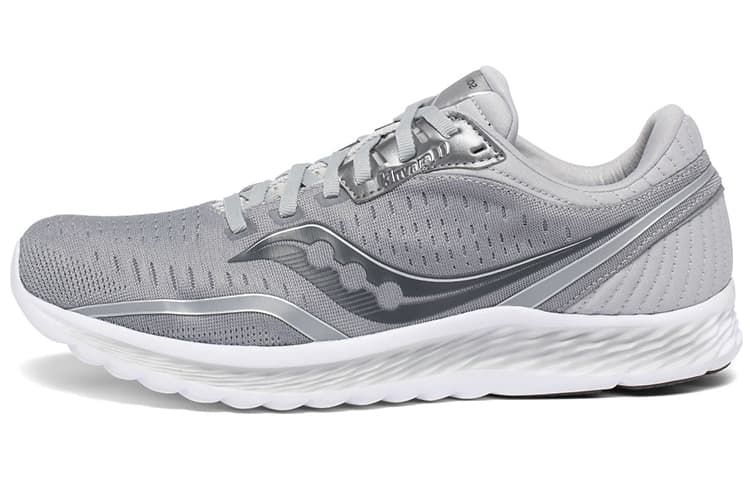 Saucony KINVARA 11 Cushioned Low-Top Running Shoes Men's Charcoal