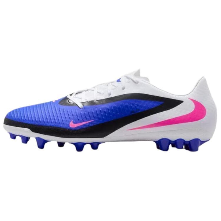 Nike Phantom 6 LOW ACAD Comfort Durable AG (Artificial Grass) Soccer Cleats Unisex White Blue