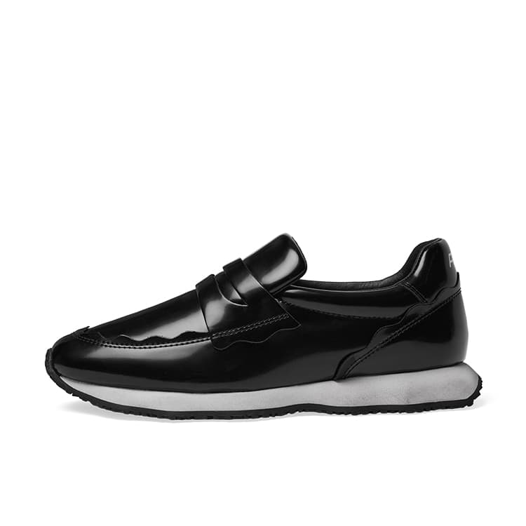 ASH SCORPIO Series British College Style Comfort Casual Shoes Women's Black