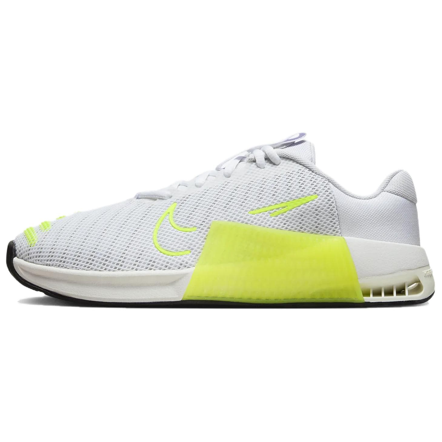 Nike Metcon 9 Breathable Low-Top Casual Running Shoes Women's White Yellow