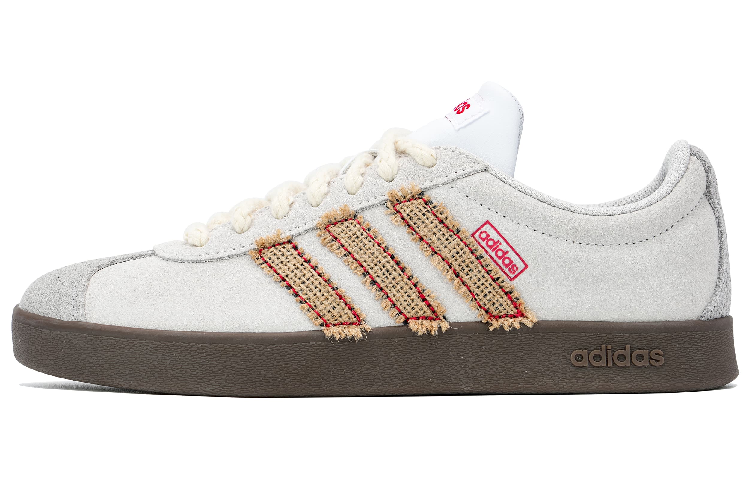 Adidas Neo VL Court 2.0 Wear-resistant And Lightweight Low-Top Skateboard Shoes Unisex Gray
