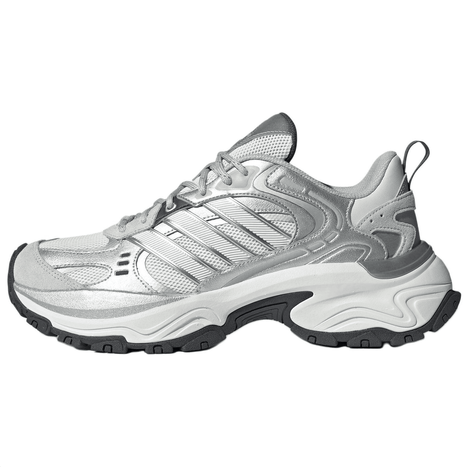 adidas SHADOW FEVER Casual Running Shoes Unisex Silver Grey
