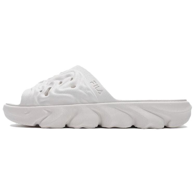 FILA SNOWCAP Stone Sandals Comfortable Versatile Flip-Flops Men's White