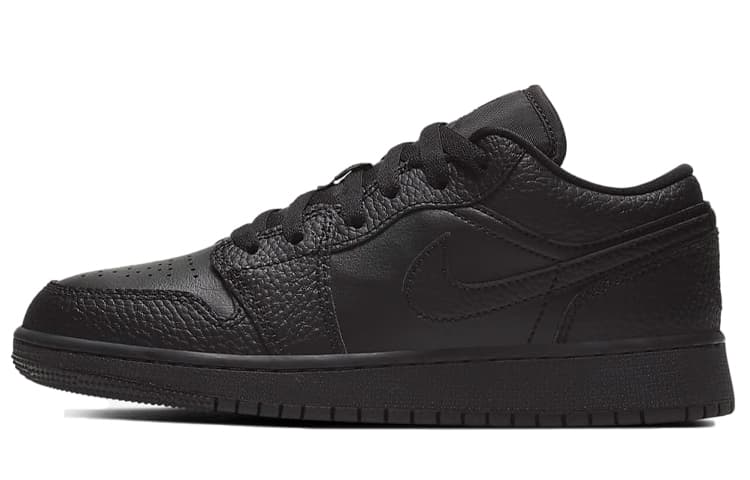 Jordan 1 Low GS Triple Black 2020