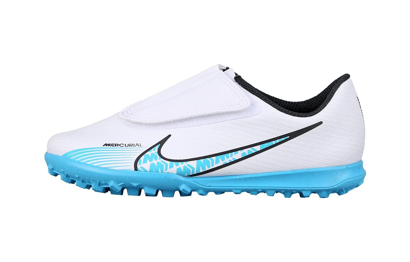 Nike Mercurial Vapor 15 Jr. Assassin 15 Club Anti Slip Wear Resistant Low Top Kids' Soccer Shoes Blue White Kids'