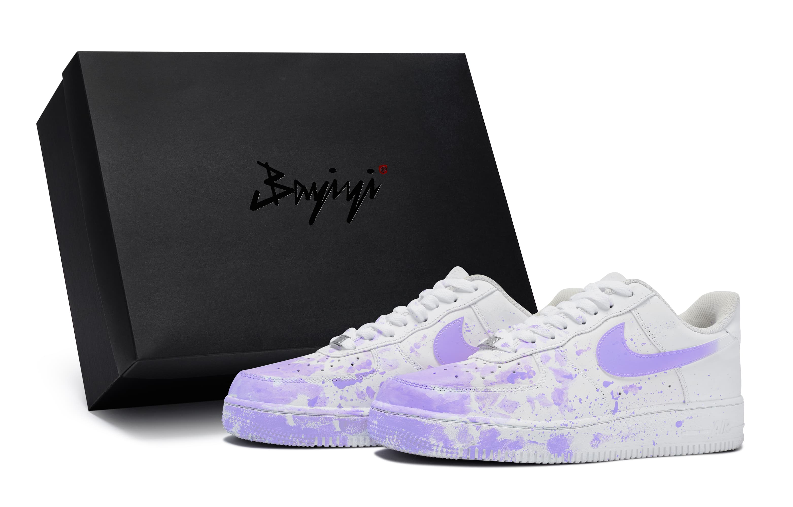 Nike Air Force 1 Skateboard Shoes Women's Low-Top Purple White