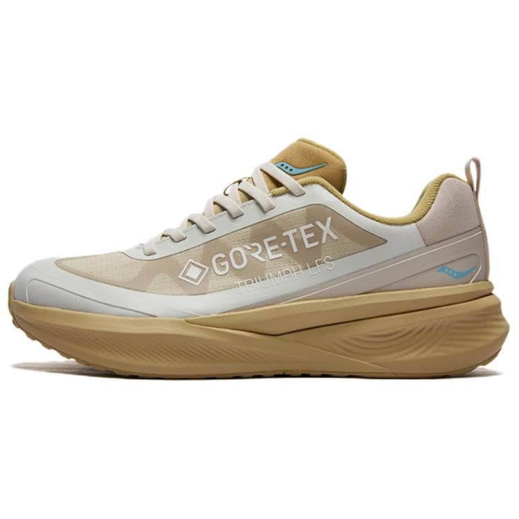 Saucony Triumph LFS GTX Comfort Versatile Running Shoes Unisex Beige
