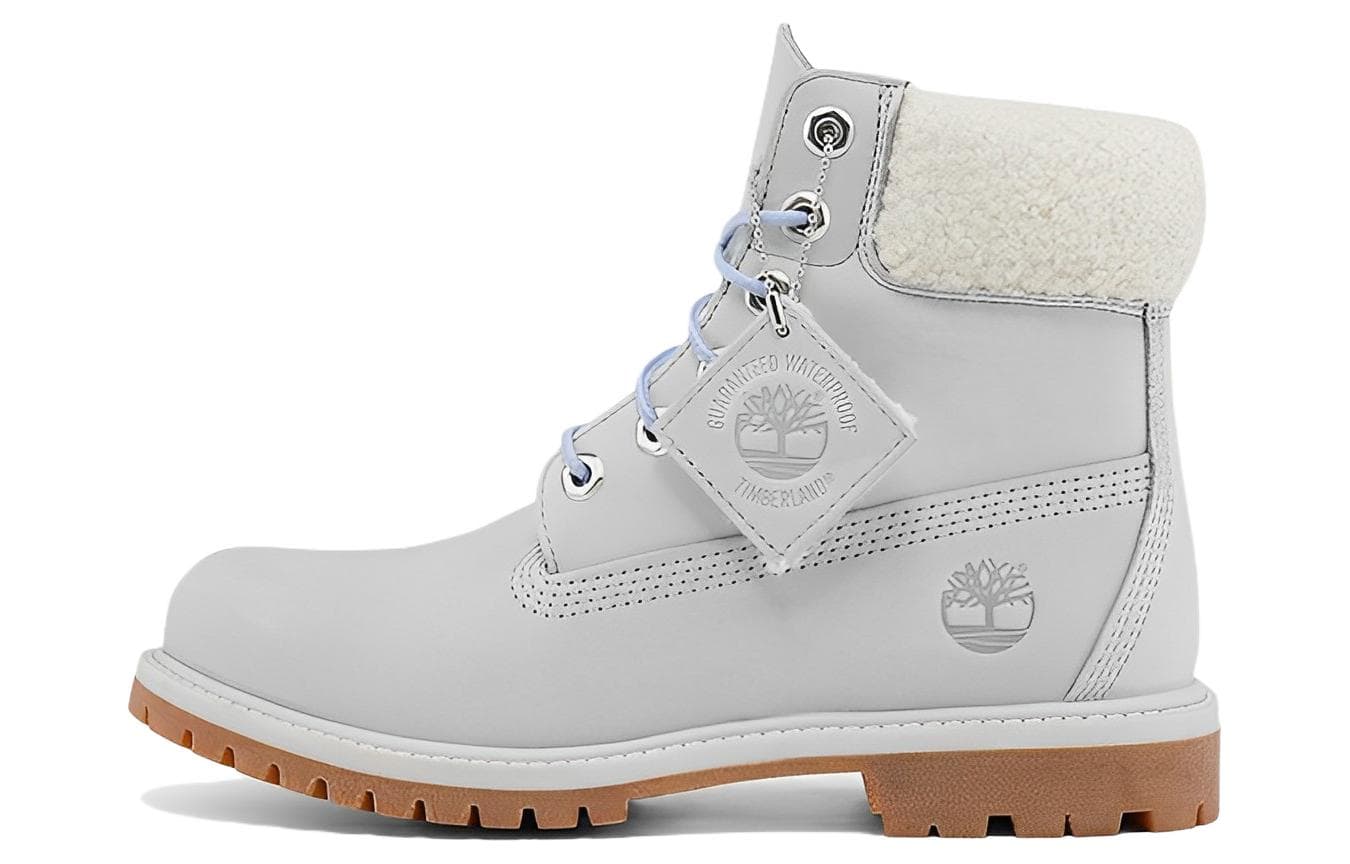 Timberland Premium 6 Inch Waterproof Boot 'Light Grey Nubuck' Women's
