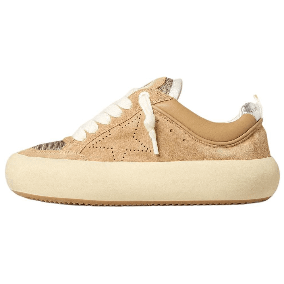 Golden Goose Space-Star Skateboard Shoes Women's Brown