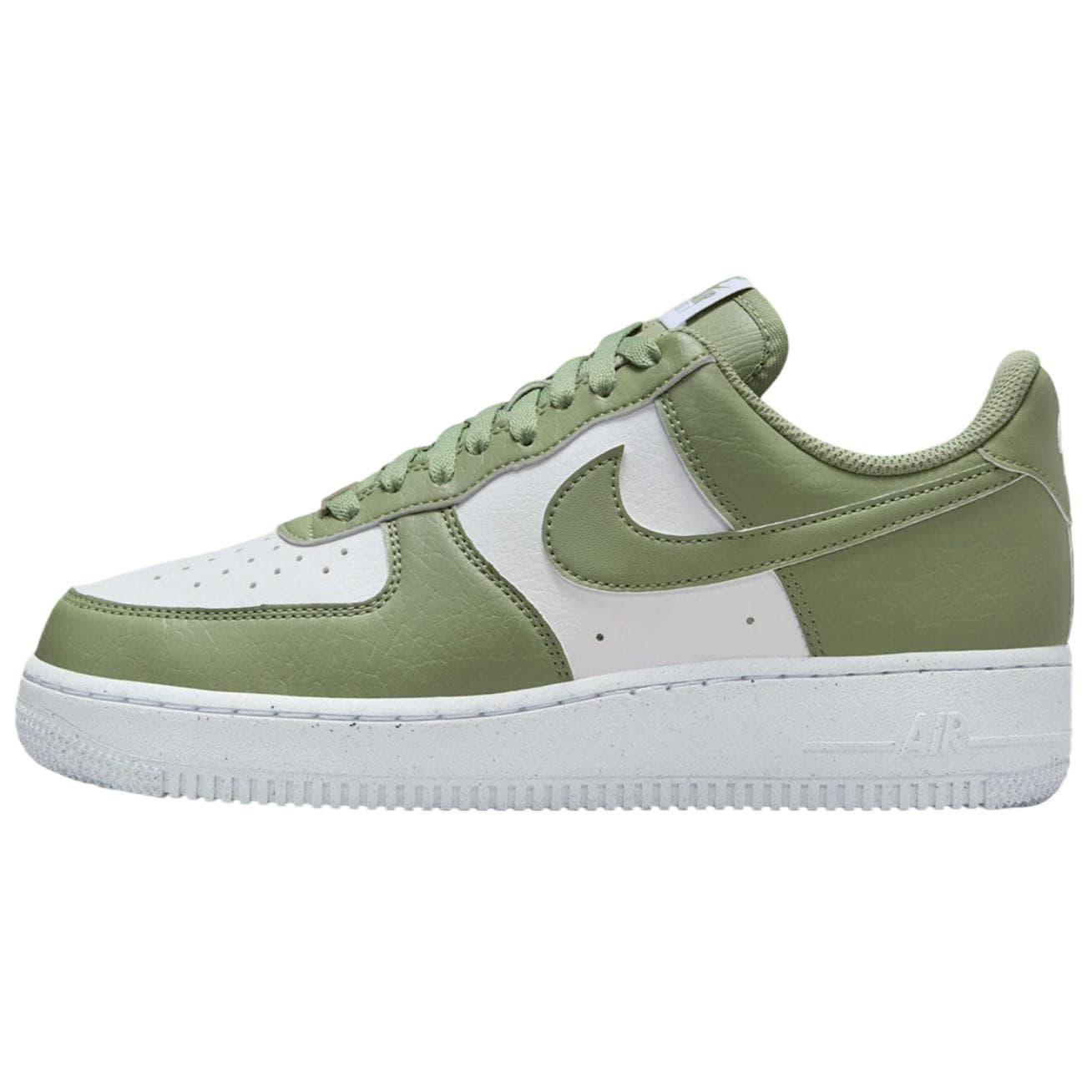 Nike Air Force 1 Comfort Versatile Anti-Slip Wear-Resistant Low-Top Sneakers Women's White Green