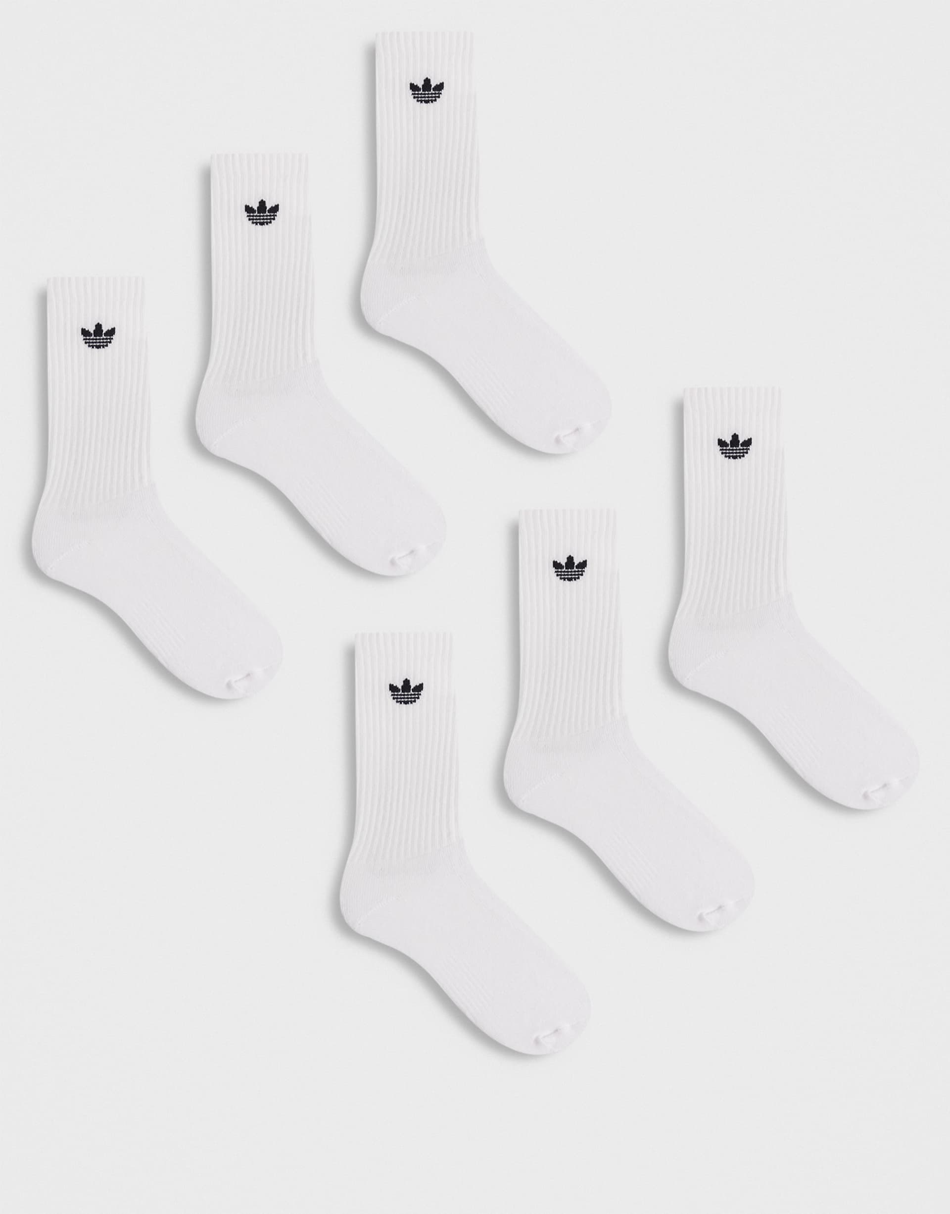 adidas Originals Trefoil 6-pack crew socks