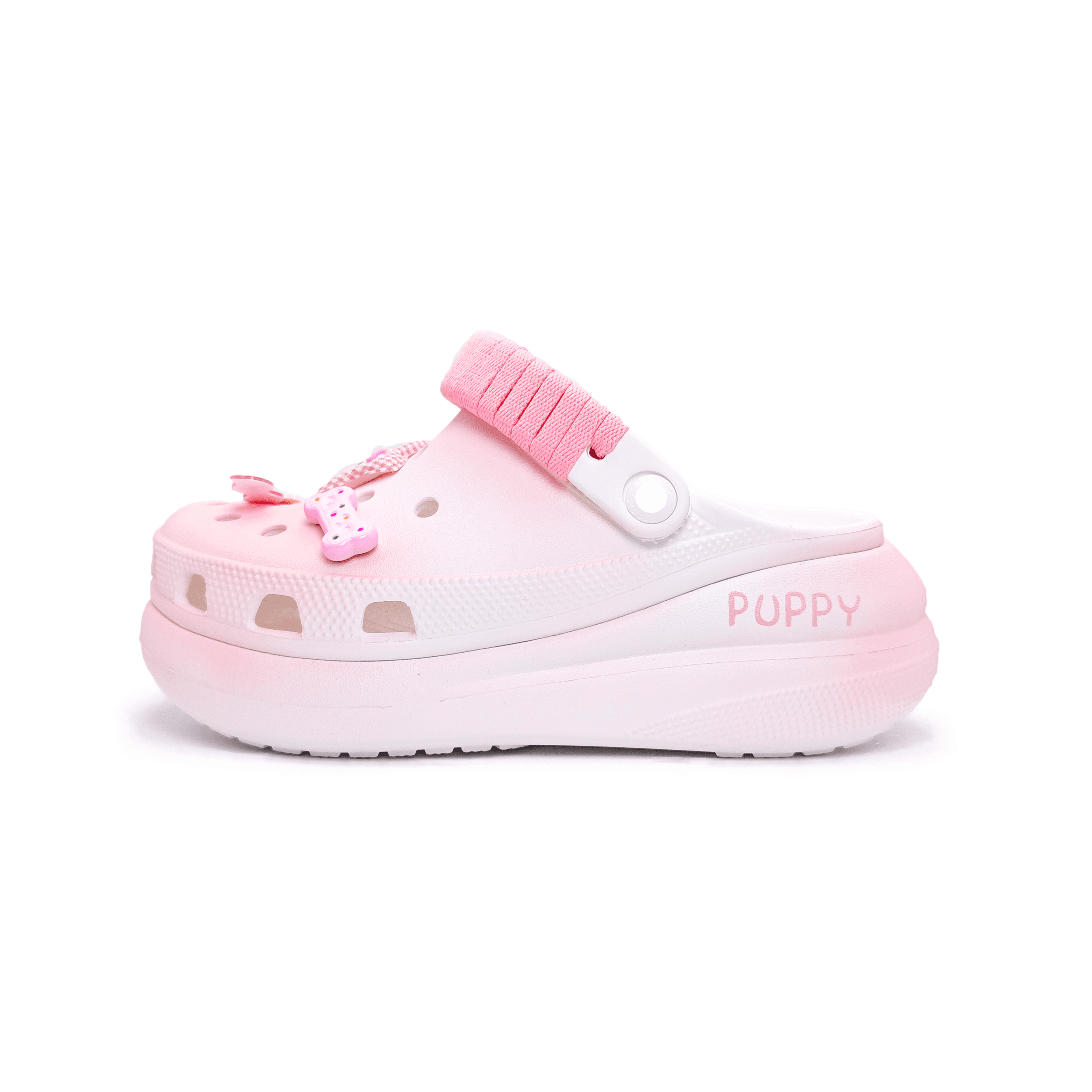 Custom Crocs Crush Clog Strawberry Pie EVA Comfort Spring Summer Series Decorative Buckle Graffiti Clogs Unisex Pink