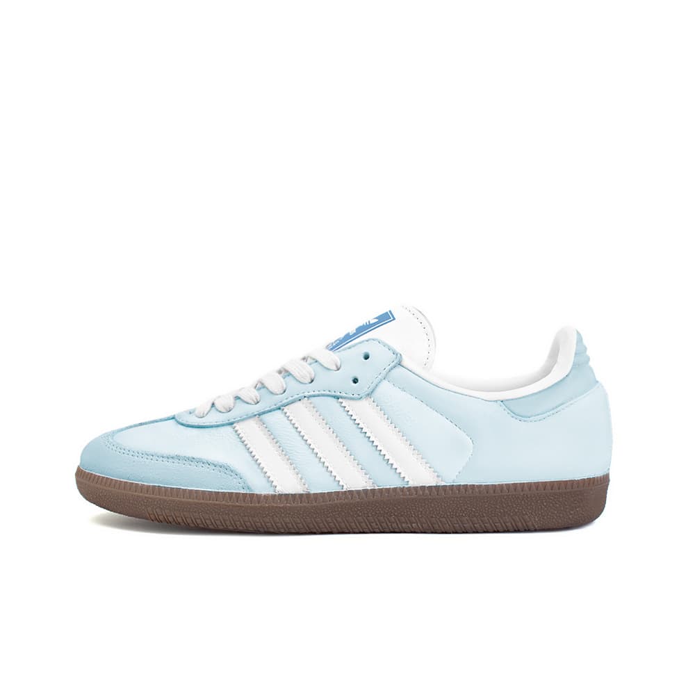 Adidas Originals SAMBA OG Wear-Resistant Low-Top Skateboard Shoes Unisex Blue White