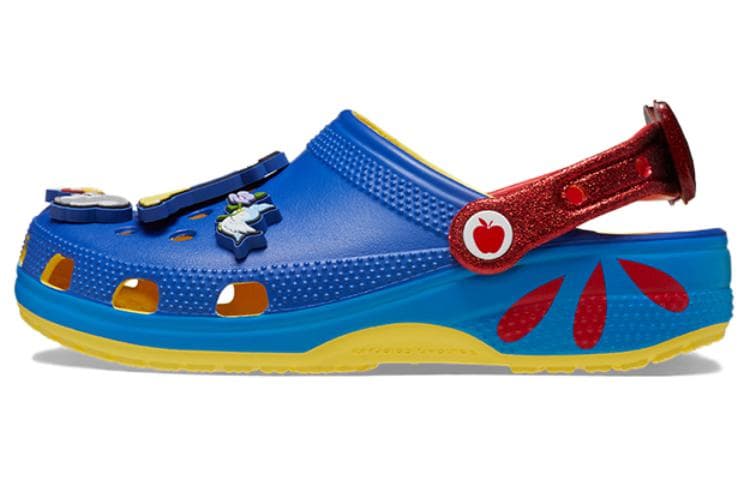 Crocs Snow White Classic Clogs 'Blue Yellow Red' Women's