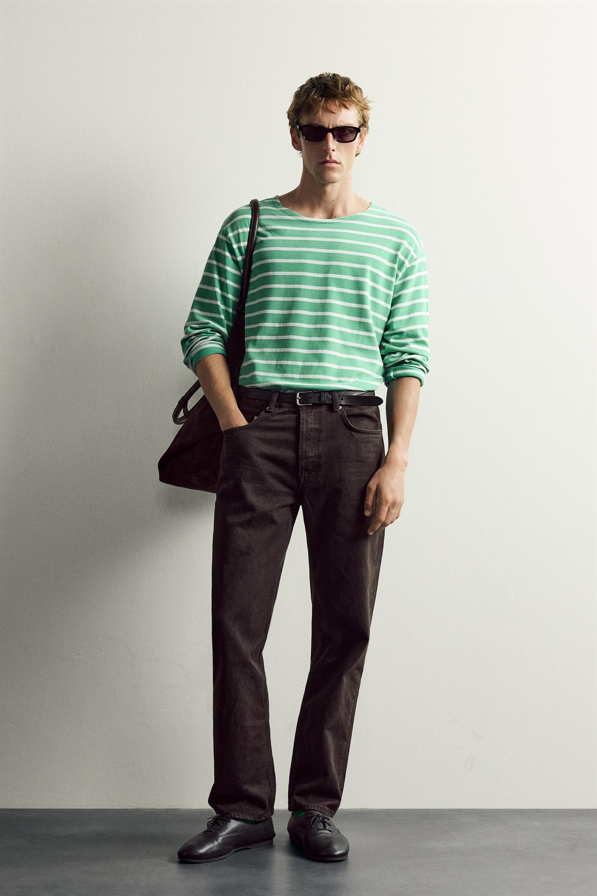 STRIPED JACQUARD T-SHIRT AARON LEVINE X ZARA