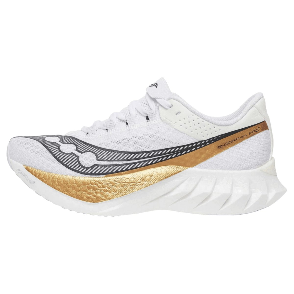 Saucony Endorphin Pro 4 Comfortable Fashion Minimalist Versatile Low-Top Running Shoes Men's Platinum White
