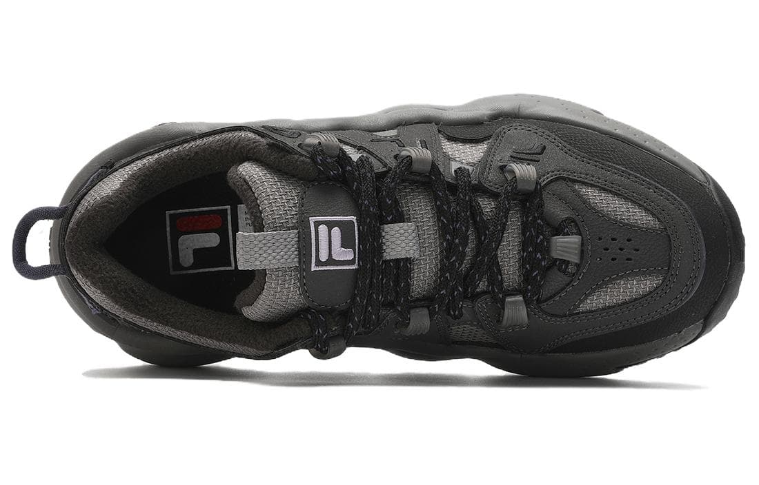FILA Panini We Cushioning Anti-Slip Wear-Resistant Breathable Lightweight Coverage Low-Top Chunky Sneakers Women's Gray