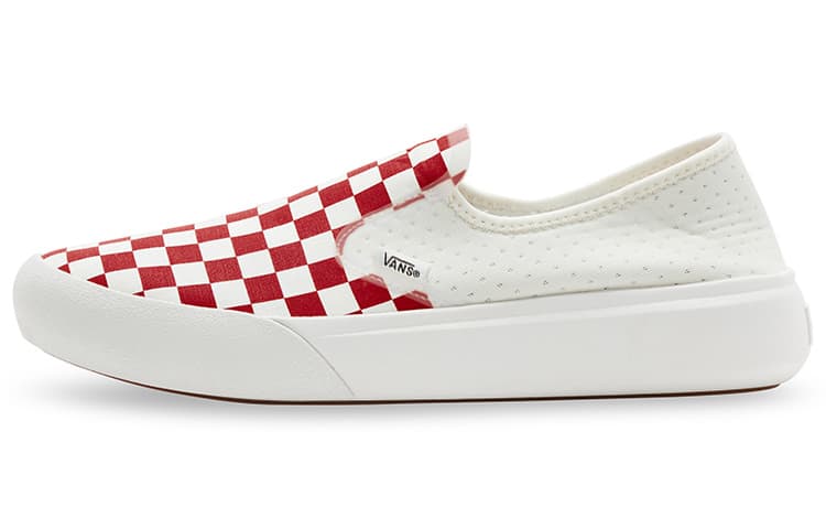 ComfyCush One Vans 'Checkerboard - Racing Red'