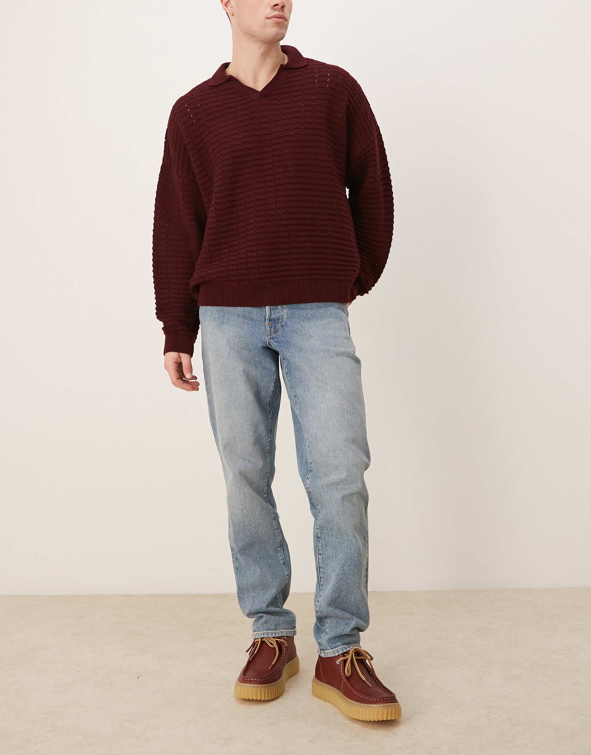 Selected Cole regular tapered fit jeans in mid blue