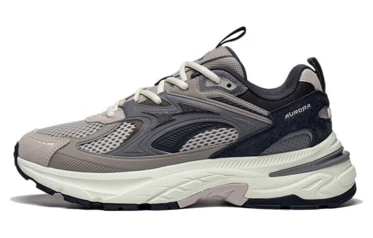 LiNing Aurora 2K Slip-Resistant Low-Top Casual Shoes Men's Dawn Gray