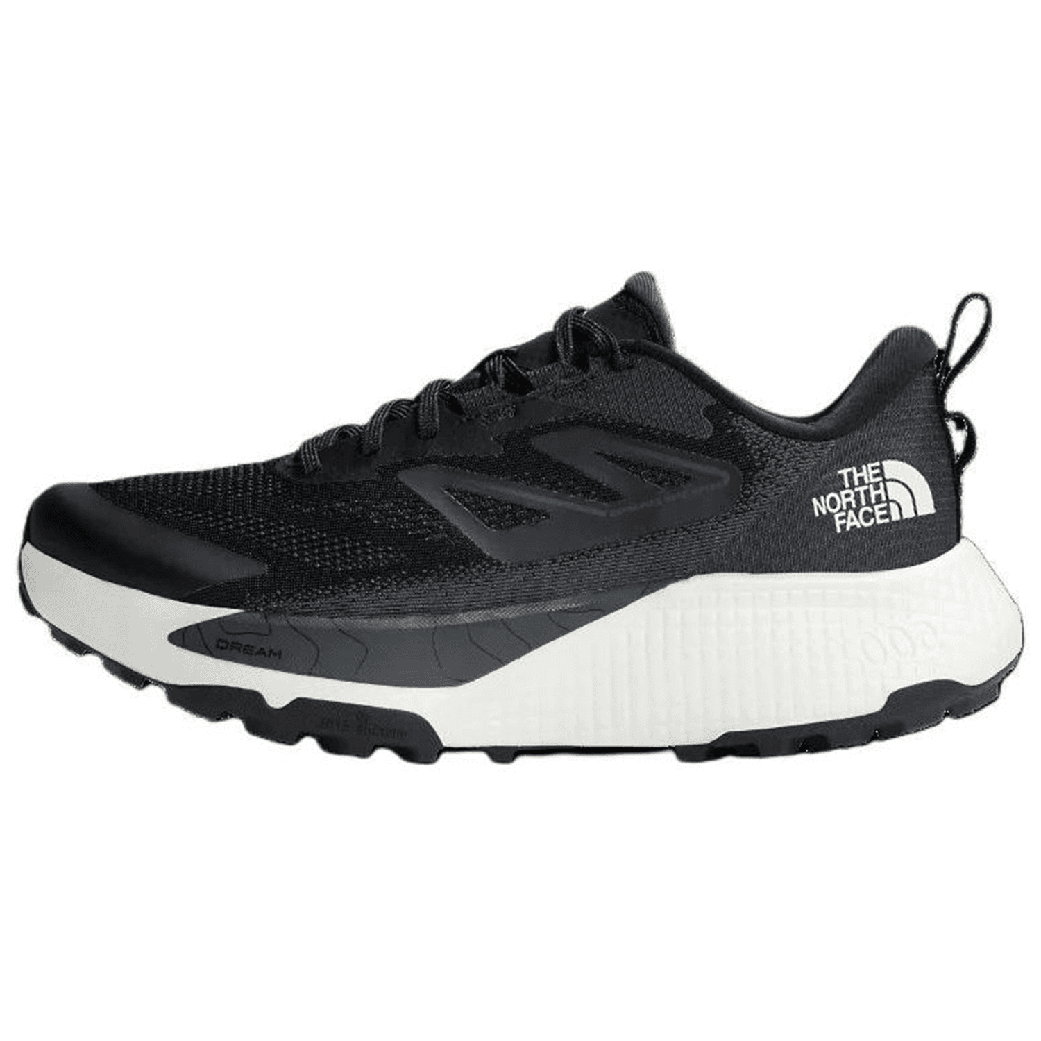 THE NORTH FACE Altamesa 500 Comfort Soft Breathable Responsive Low-Top Running Shoes Men's Black White International Version