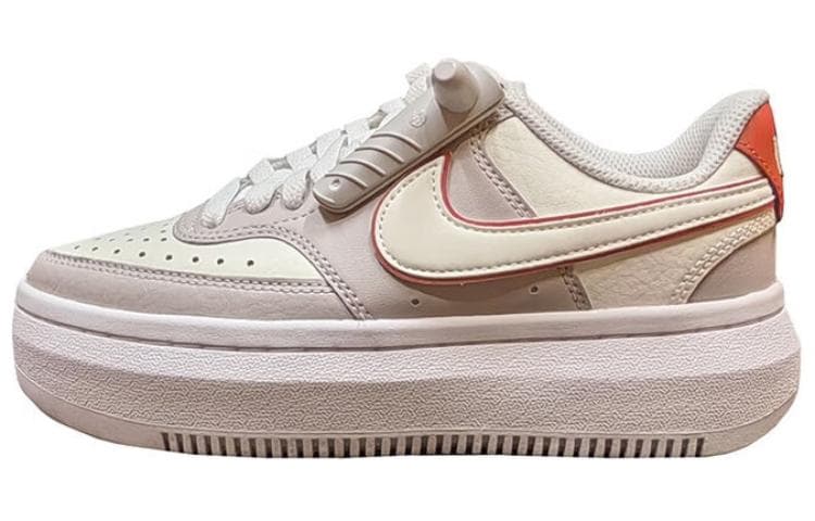 Nike Court Vision Alta Low-Top Skateboard Shoes Women's Tawny