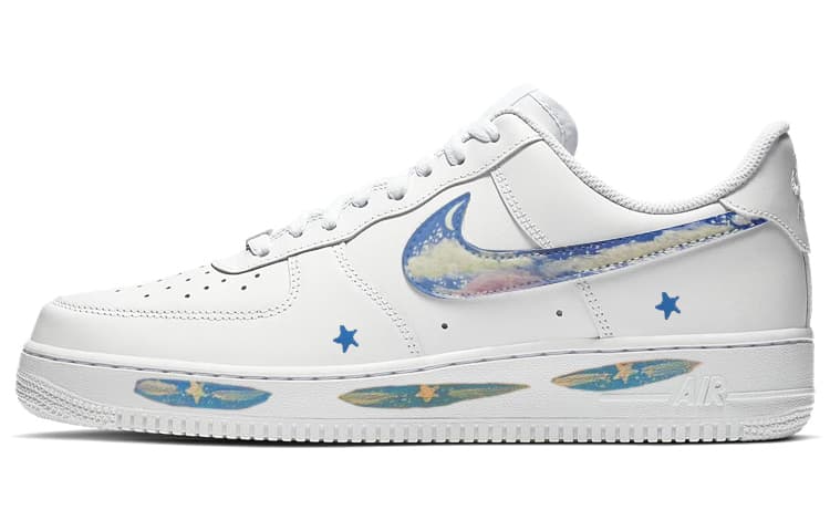 Nike Air Force 1 Skateboard Shoes Men Low-Top Blue/White
