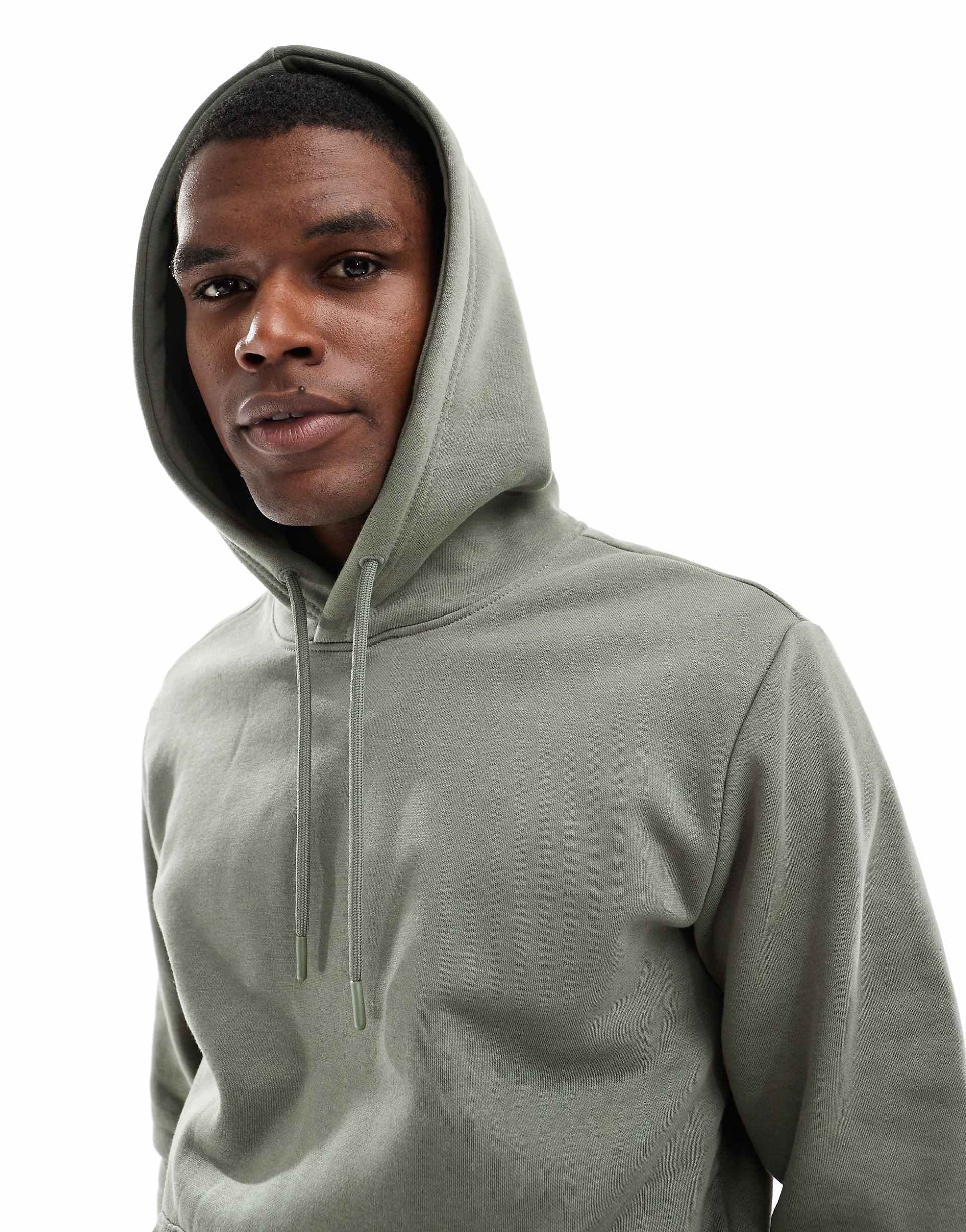 ONLY & SONS hoodie in dark sage