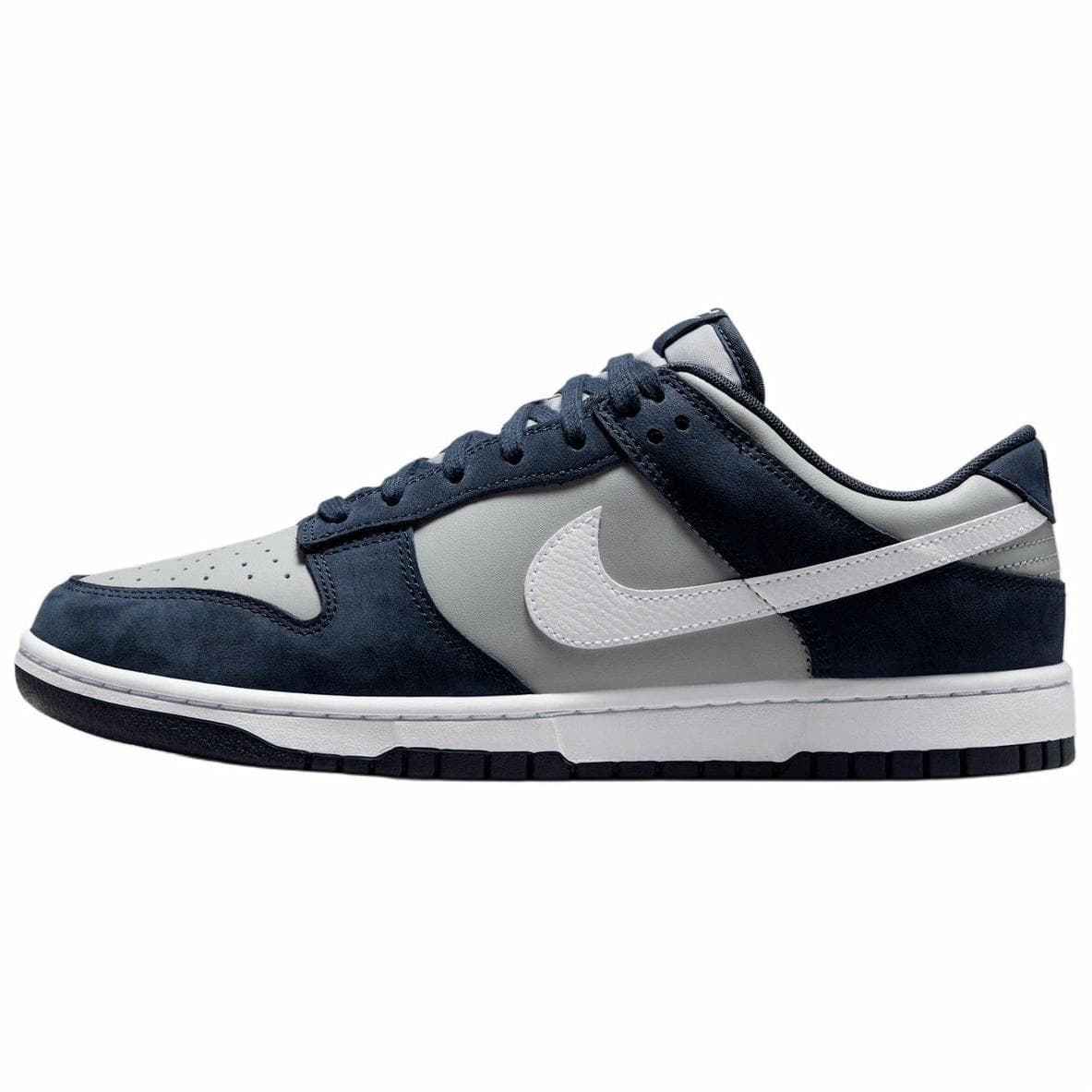 Nike Dunk Anti-Slip Wear-Resistant Low-Top Skateboard Shoes Unisex Blue Gray