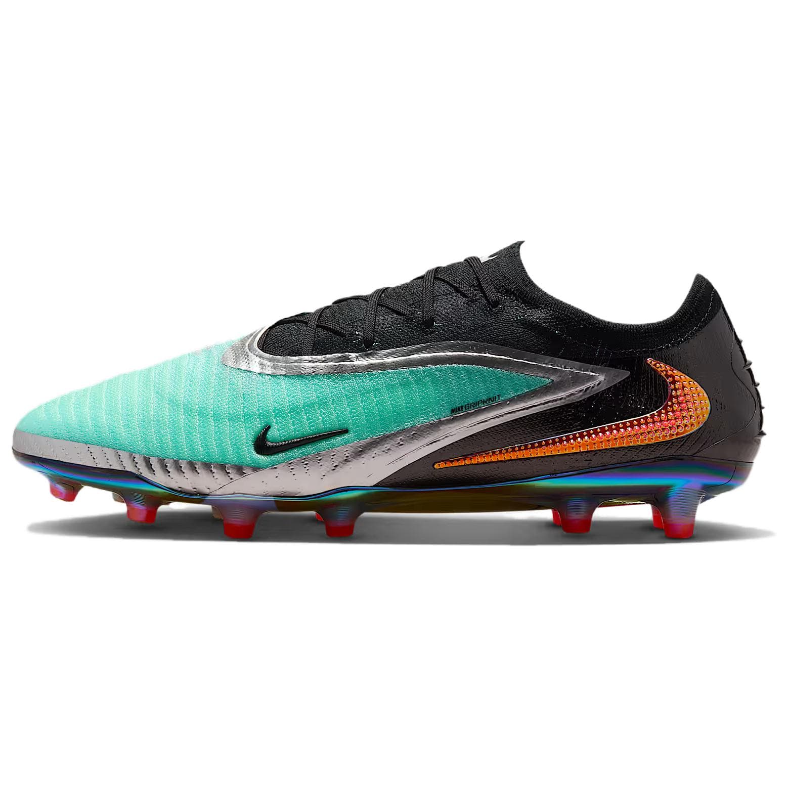 Nike Phantom 6 Low Elite Versatile Comfort Phantom Series Artificial Grass Durable Football Shoes Unisex Black/Green