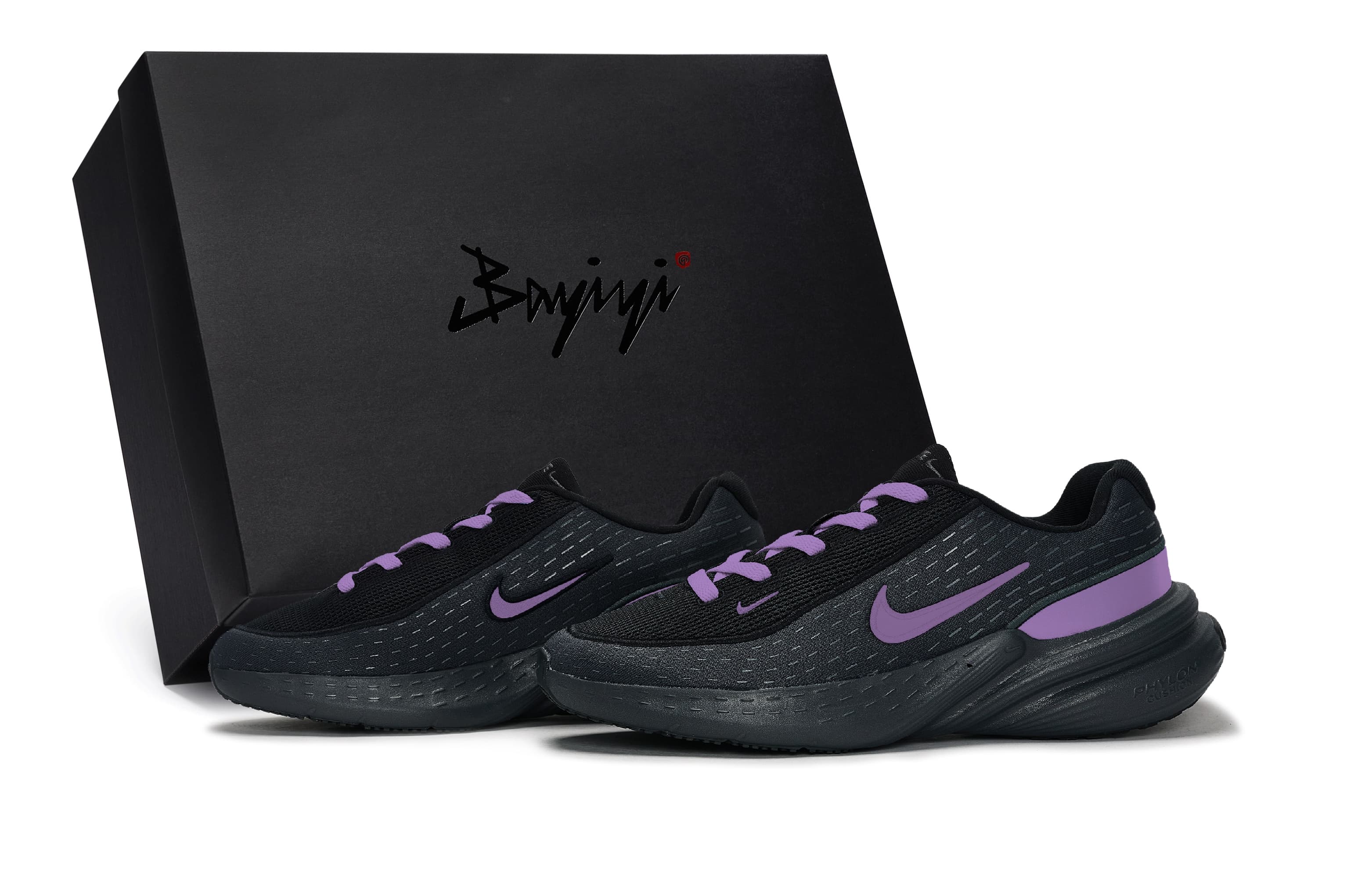 【Custom Sneakers】 Nike Uplift SC 811 Manufacture 'Cosmic Message Purple' Special Box Premium Versatile Comfortable Non-Slip Durable Low-Top Running Shoes Unisex Black Purple