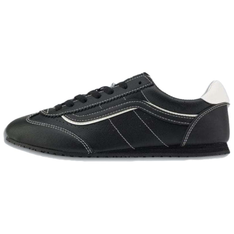 Vans Super Lowpro Fashion Series Comfort Versatile Thin Sole Low-Top Sneakers Unisex Black